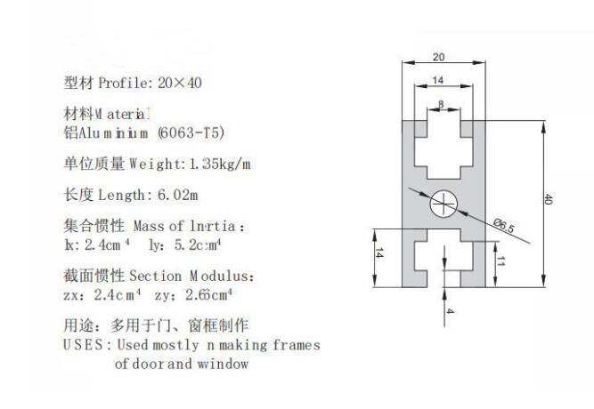 工业铝型材导轨