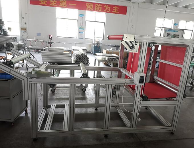 口罩熔喷布设备框架-熔喷布框架型材-青岛熔喷布生产线框架定制